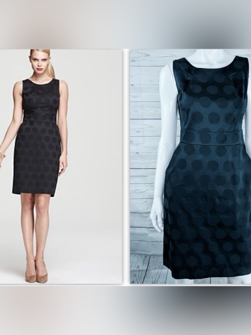 Kate Spade Alme Polka Dot Dress Black Size 10 EUC Worn Once